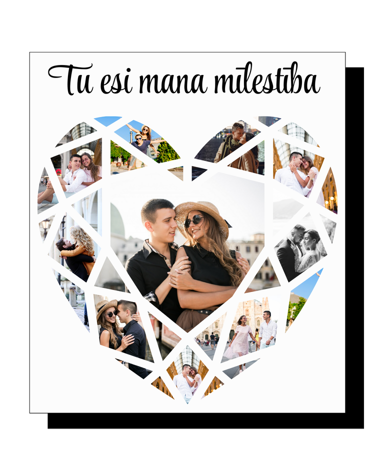 Personalizēti foto magnēti Valentīna dienai