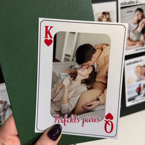 Spēļu kārts “King & Queen” fotomagnēts ♥️