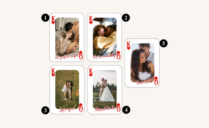 Spēļu kārts “King & Queen” fotomagnēts ♥️