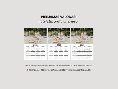 Calendar "Magnetic" 2025 (yearly)