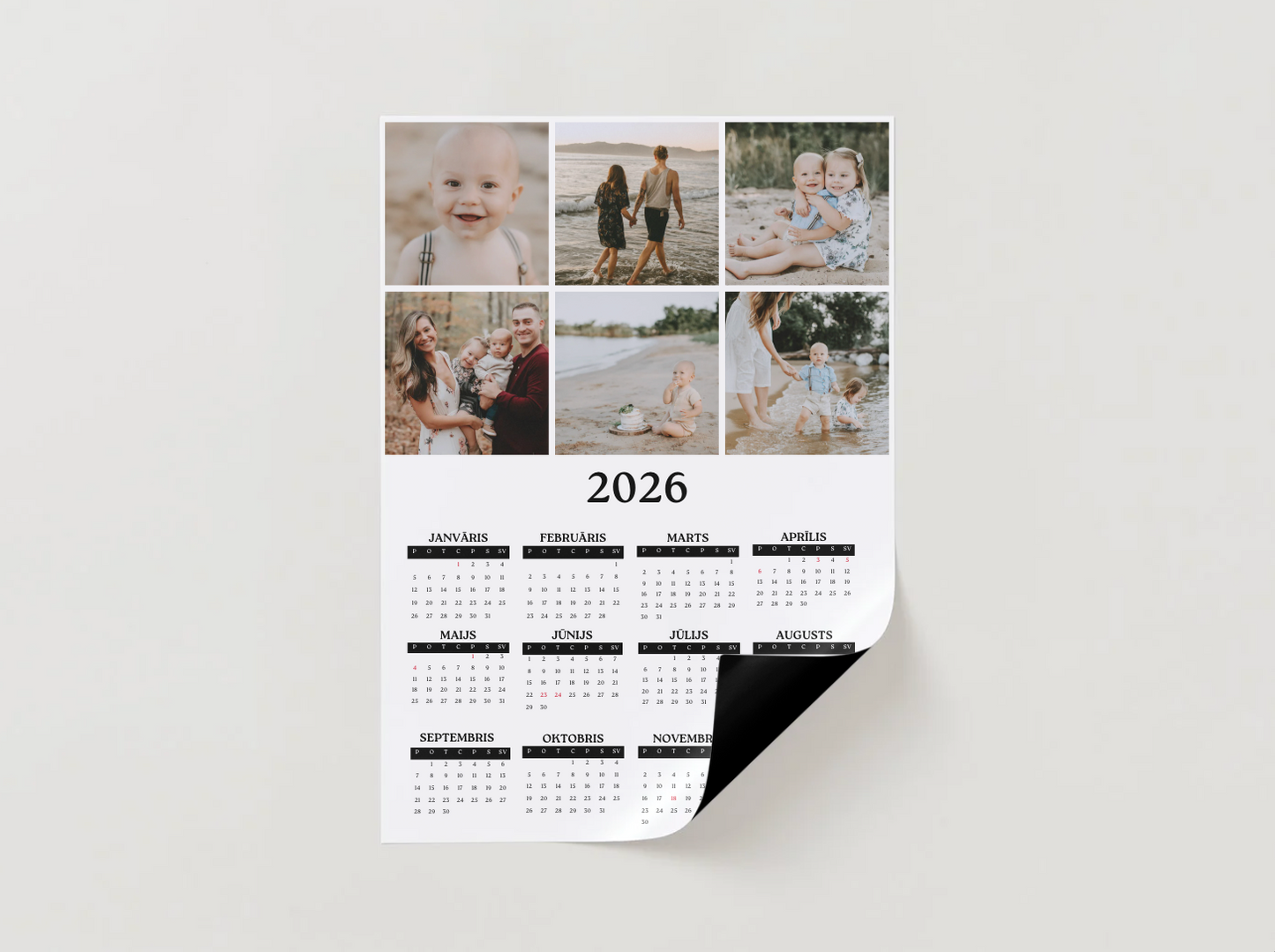 Calendar "Magnetic" 2025 (yearly)