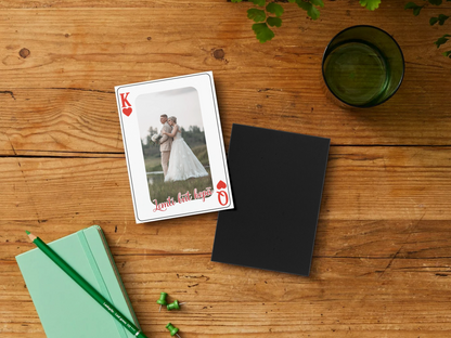 Spēļu kārts “King & Queen” fotomagnēts ♥️
