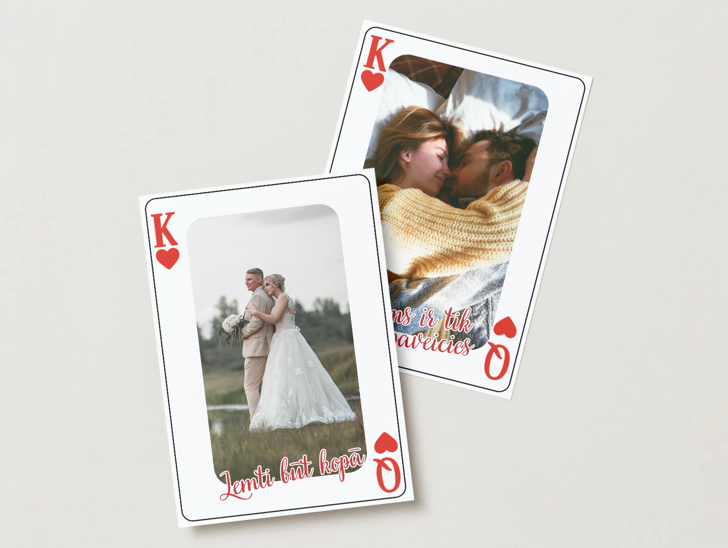 Spēļu kārts “King & Queen” fotomagnēts ♥️