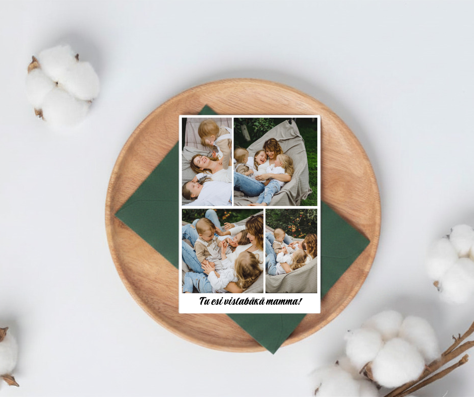 Magnētiskā fotokolāža svētkos! 🎁