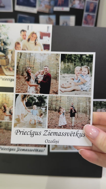 Magnētiskā fotokolāža svētkos! 🎁